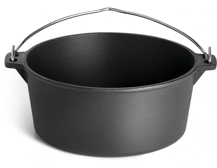 Żeliwny kociołek holenderski 28cm, 6L - 4